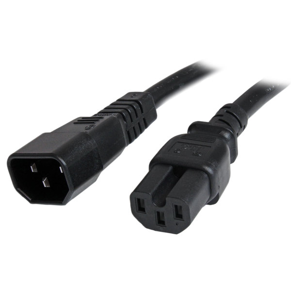 Startech.Com 3ft C14 to C15 Power Cord - 14AWG Computer Power Cable PXTC14C153